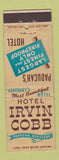 Matchbook Cover - Hotel Irvin Cobb Paducah KY Federal