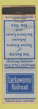 Matchbook Cover - Lackawanna Railroad New York Buffalo WEAR