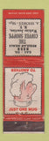 Matchbook Cover - The Coffee Shoppe oil gas Watkins Junction NY Federal WEAR