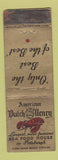 Matchbook Cover - American Dutch Henry Pittsburgh PA Federal WORN