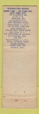 Matchbook Cover - Nittany Lion Inn State College PA Federal