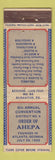Matchbook Cover - AHEPA Convention Scranton PA American Hellenic Educational