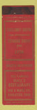 Matchbook Cover - Hall's Restaurant Naugatuck CT Federal WEAR