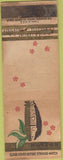 Matchbook Cover - SS Lurline Mariposa Monterey tiki WORN