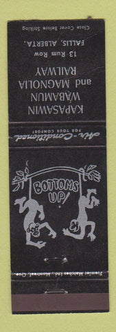 Matchbook Cover - Kapasawin Wabamun & Magnolia Railroad Fallis AB WEAR