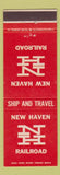 Matchbook Cover - New Haven Railroad RED