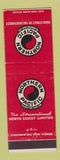 Matchbook Cover - Northern Pacific Railroad