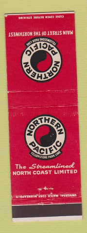 Matchbook Cover - Northern Pacific Railroad
