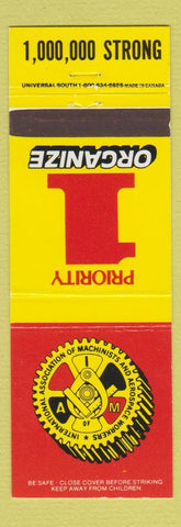Matchbook Cover - International Association Machinists