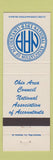 Matchbook Cover - National Association of Accountants Ohio OH
