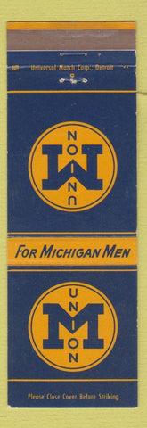 Matchbook Cover - Michigan Union Ann Arbor MI