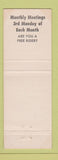 Matchbook Cover - CWA Communications Workers Union