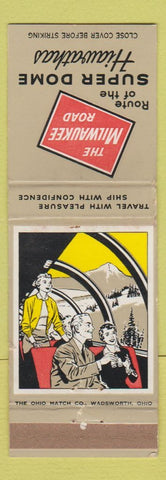 Matchbook Cover - Milwaukee Road Railroad WEAR