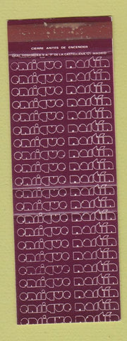 Matchbook Cover - Enrique Martin Photography Vistoria Spain