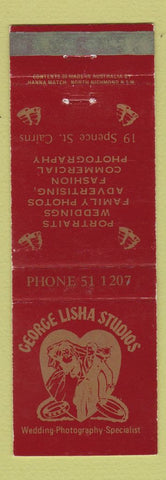 Matchbook Cover - George Lisha Photography Studio St Cairns Australia WEAR