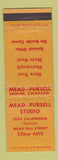 Matchbook Cover - Mead Pursell Photography Studio Denver Colorado WEAR