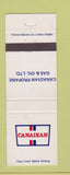 Matchbook Cover - Canadian Propane oil gas WEAR