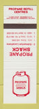 Matchbook Cover - Propane Shack Edmonton AB