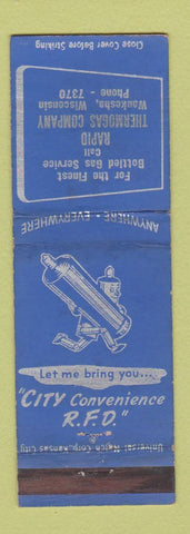 Matchbook Cover - Rapid Thermogas Propane Waukesha WI