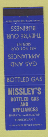 Matchbook Cover - Missley's Gas Propane Ephrata Myerstown PA