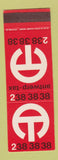 Matchbook Cover - Antwerp Taxi