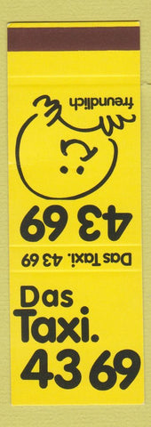 Matchbook Cover - Das Taxi Fruendlich Germany?
