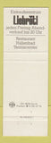 Matchbook Cover - Liebruti Taxi