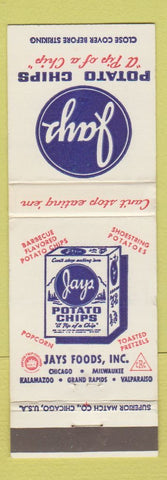 Matchbook Cover - Jays Potato Chips