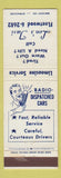 Matchbook Cover - Len's Taxi North Conway NH