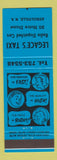 Matchbook Cover - Legace's Taxi Atholville NB