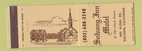 Matchbook Cover - Solvang Inn Motel CA