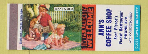 Matchbook Cover - Ann's Coffee Shop Fort Pierce FL SAMPLE