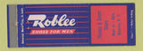 Matchbook Cover - Roblee Men's Shoes Thomas Dwyer Batavia NY