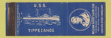 Matchbook Cover - USS Tippecanoe William Henry Harrison Navy