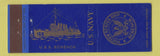 Matchbook Cover - USS Schenck Navy