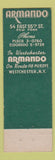 Matchbook Cover - Armando New York City Purdy's Westchester NY Federal