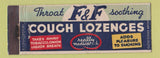 Matchbook Cover - F&F Cough Drops DD Bean WEAR