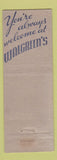 Matchbook Cover - F&F Cough Drops DD Bean WEAR