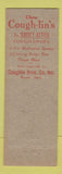Matchbook Cover - Gough Lin's Cough Drops Gum