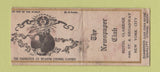 Matchbook Cover - Newpaper Club New York City DQ BOBTAIL WORN
