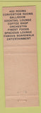 Matchbook Cover - Monterey Hotel Asbury Park NJ