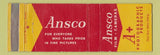 Matchbook Cover - Ansco Film Cameras