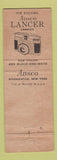 Matchbook Cover - Ansco Film Cameras