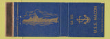 Matchbook Cover - USS Maco CA 132 Navy WEAR