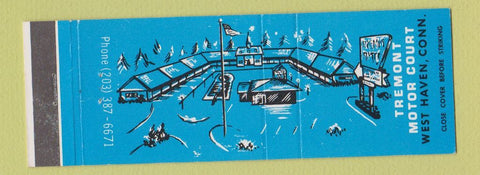 Matchbook Cover - Tremont Motor Court West Haven CT