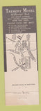 Matchbook Cover - Tremont Motor Court West Haven CT