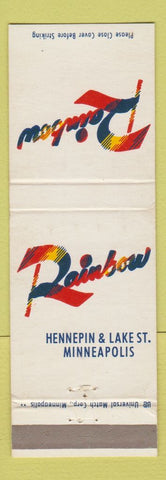 Matchbook Cover - Rainbow Minneapolis MN