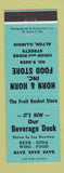 Matchbook Cover - Horn & Horn Food Store Alton IL