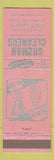 Matchbook Cover - Cuzman Cleaners Brownsville TX