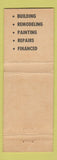 Matchbook Cover - Gloor Lumber and Supply Brownsville TX